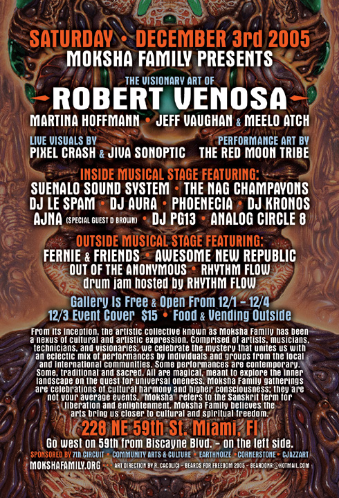 Moksha Family presents Robert Venosa - 2005