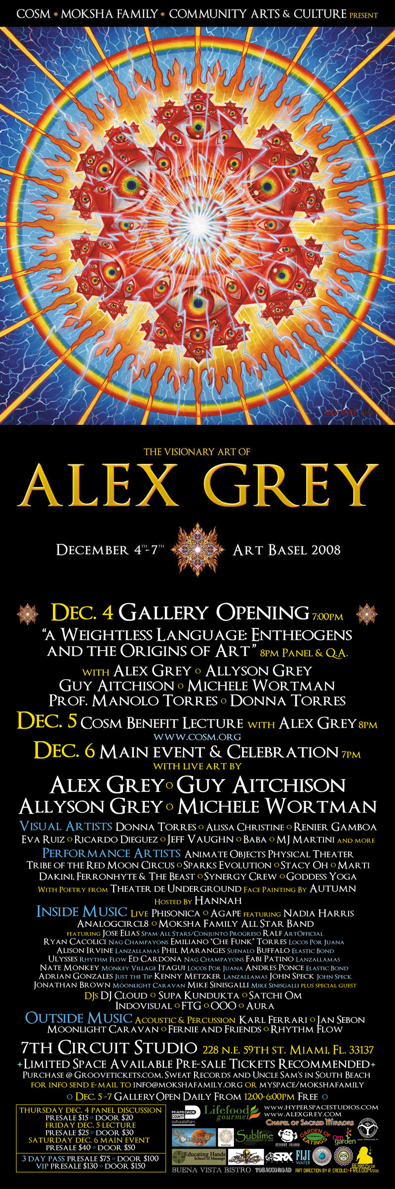 Aley Grey - Art Basel December 4-7 2008 - Miami Florida Art District