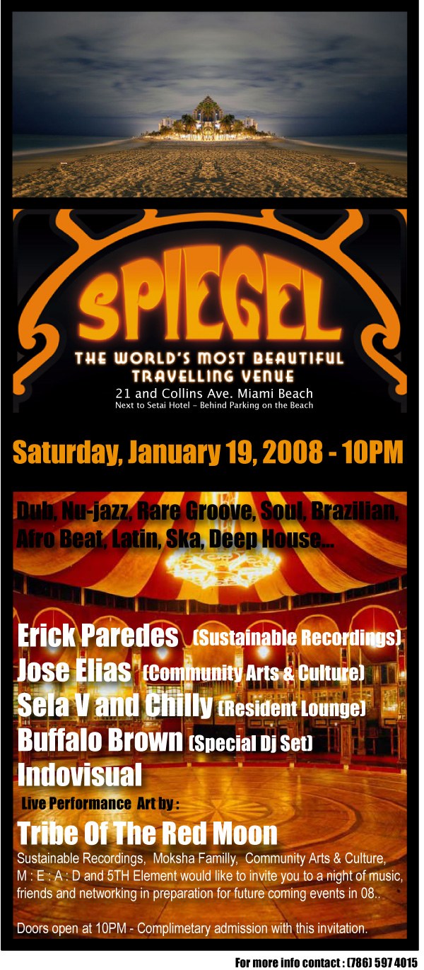 THE MOKSHA FAMILY PRESENTS SPIEGEL WORLD